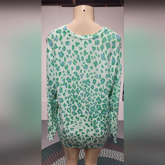 Quacker Factory Beautiful Cardigan Sweater L - Picture 2 of 4